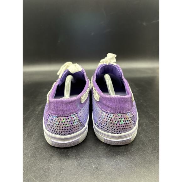Sperry Sequin Mermaid Purple Boat Shoe Top Siders Women’s Size 8 9688631 - Picture 4 of 7
